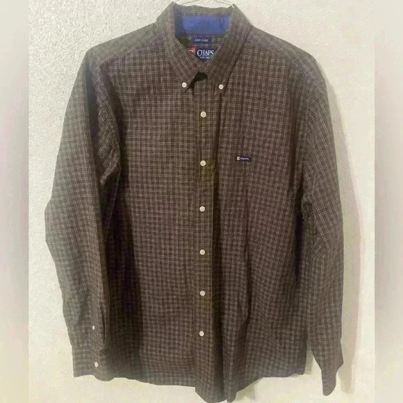 Chaps  Men's XXL Classic Core Brown & White - Picture 1 of 4